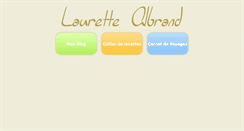 Desktop Screenshot of laurettealbrand.fr