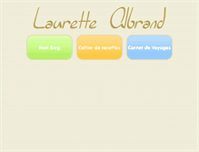 Tablet Screenshot of laurettealbrand.fr